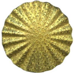 22-1.2.2  Fleur-de-lis - yellow metal